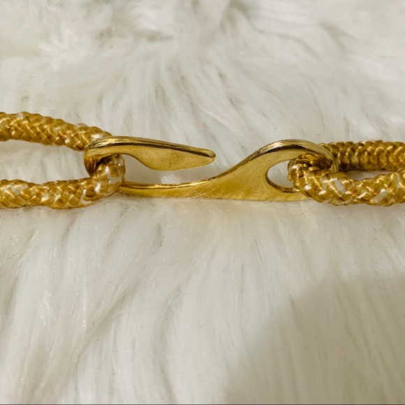 Vtg Macrame Embellishment Boho Belt Size Medium - Picture 4 of 6